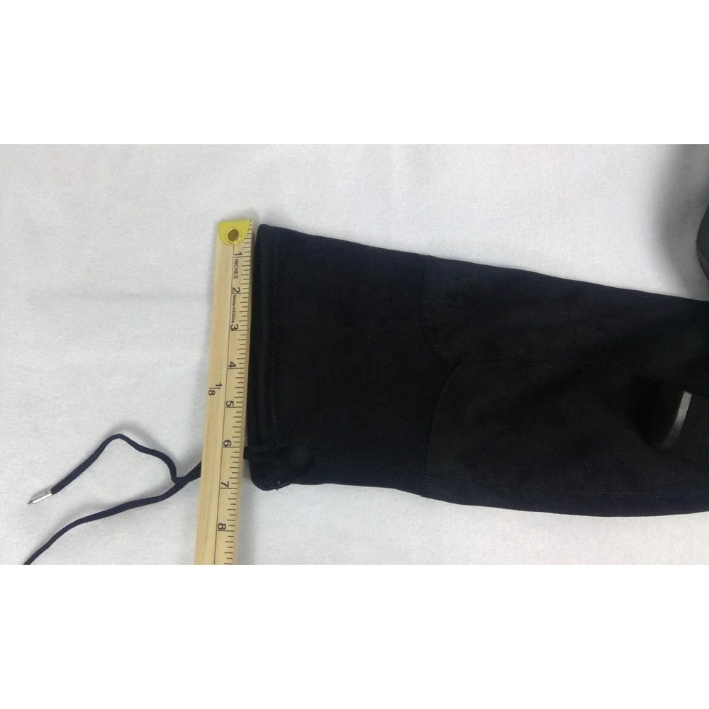 Marc‎ Fisher Over the Knee Boots Women's size 8.5 M Tie Back Detail Block Heel